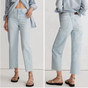 Madewell The Perfect Vintage Wide-Leg Crop Sz 28